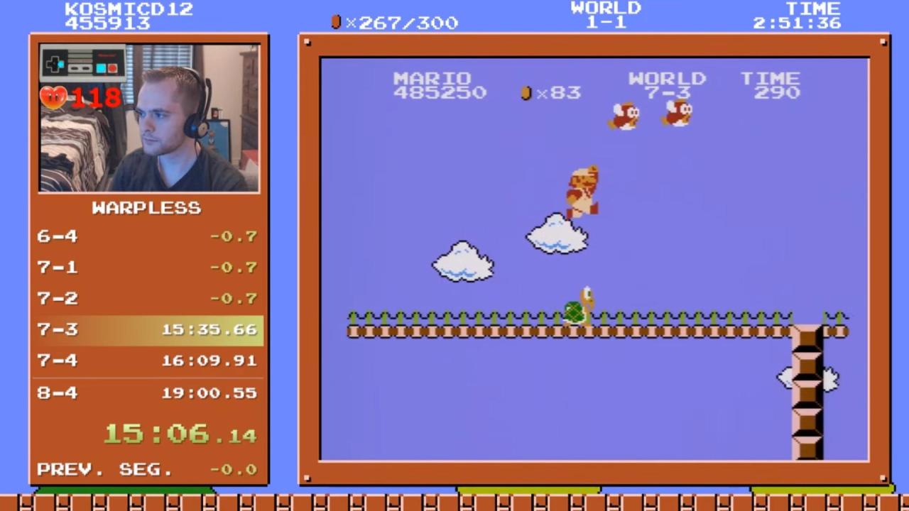 An idiot at the Jim Pattison Group claimed to own dozens of Super Mario Bros.&nbsp;speedruns